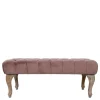 Best Wohnen Vintage Bank in Altrosa Samt - Ruo