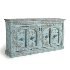 Discount Wohnen Vintage Design Anrichte in Türkis - Canopuss