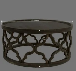 Sale Wohnen Vintage Design Couchtisch aus Tanne Massivholz - Lenala