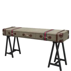 Clearance Wohnen Vintage Design Konsolentisch im Koffer Look - Sketto
