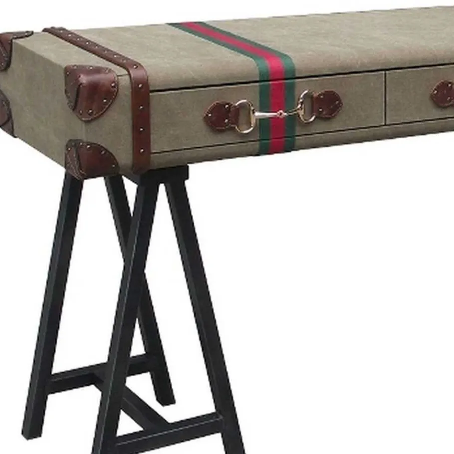 Clearance Wohnen Vintage Design Konsolentisch im Koffer Look - Sketto
