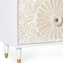 Best Wohnen Vintage Design Lowboard aus Mango Massivholz - Triboot