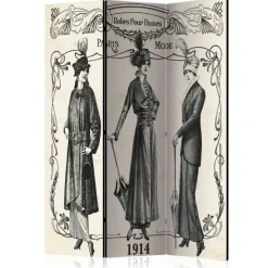 Hot Wohnen Vintage Design Paravent Damenmode 1914 - Malentra