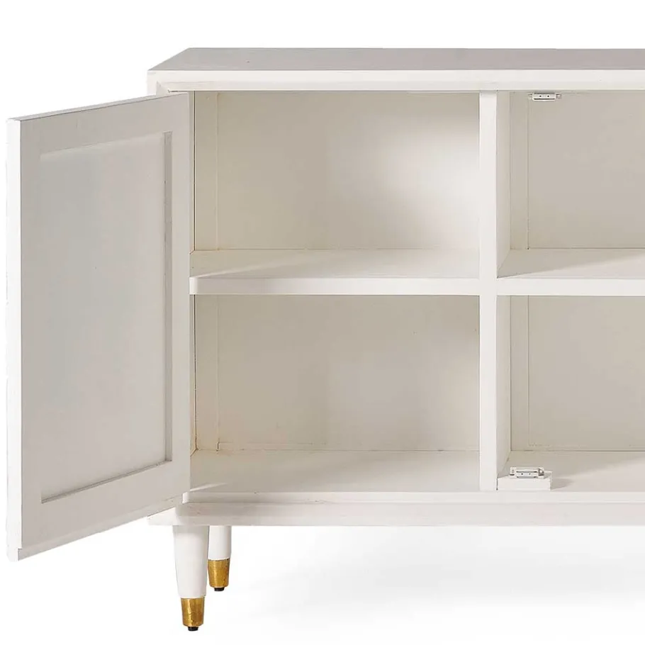 Sale Wohnen Vintage Design Sideboard aus Mango Massivholz - Triboot