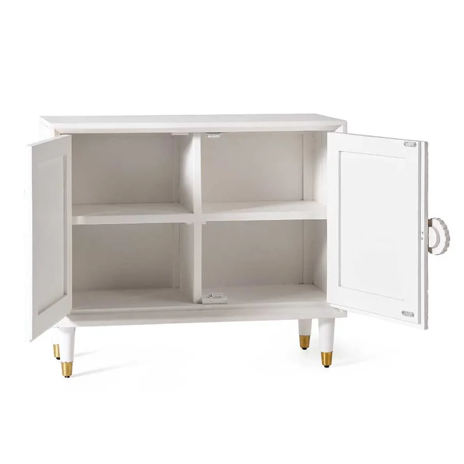 Best Wohnen Vintage Design Türenkommode aus Mango Massivholz - Triboot