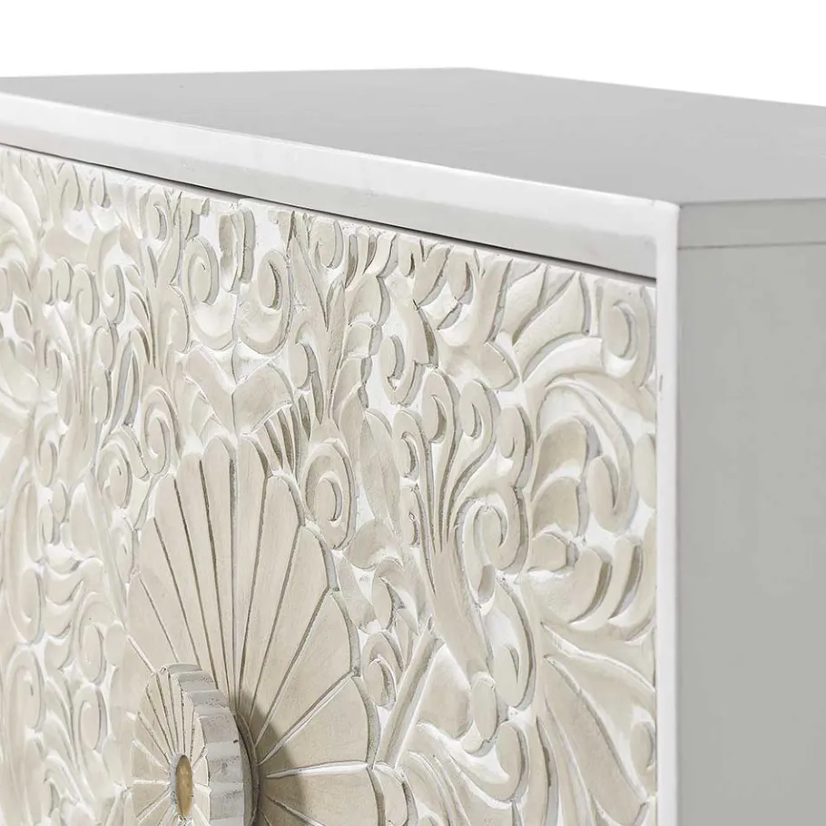 Best Wohnen Vintage Design Türenkommode aus Mango Massivholz - Triboot