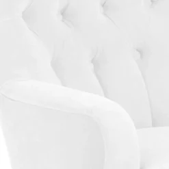 Best Wohnen Vintage Designsessel in Creme und Buche - Ardit