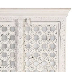 Hot Wohnen Vintage Garderobenschrank in White Wash Holz - Toscana