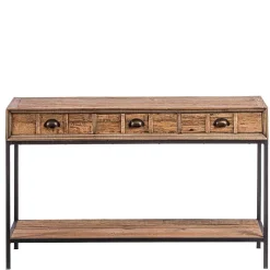 Outlet Wohnen Vintage Konsolentisch mit drei Schubladen - Uvolph