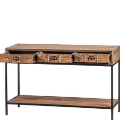 Outlet Wohnen Vintage Konsolentisch mit drei Schubladen - Uvolph