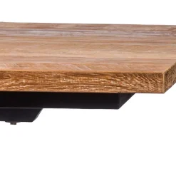 Discount Wohnen Vintage Landhaus Esszimmertisch in Teak & Schwarz - Niovan