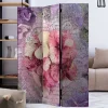 Best Wohnen Vintage Leinwand Paravent mit Blumen Motiv - Crabira