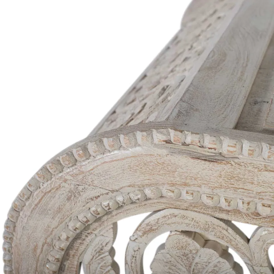 Best Wohnen Vintage Opiumtisch in Mangoholz White Wash - Hovalta