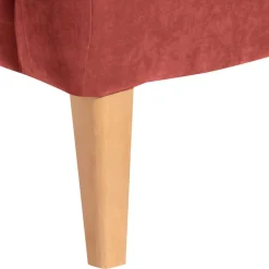 Clearance Wohnen Vintage Sessel in Terracotta Velours - Granna