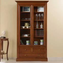 Clearance Wohnen Vitrine in Walnuss Braun - Istefanio