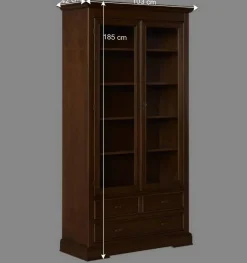 Clearance Wohnen Vitrine in Walnuss Braun - Istefanio