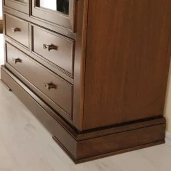 Clearance Wohnen Vitrine in Walnuss Braun - Istefanio