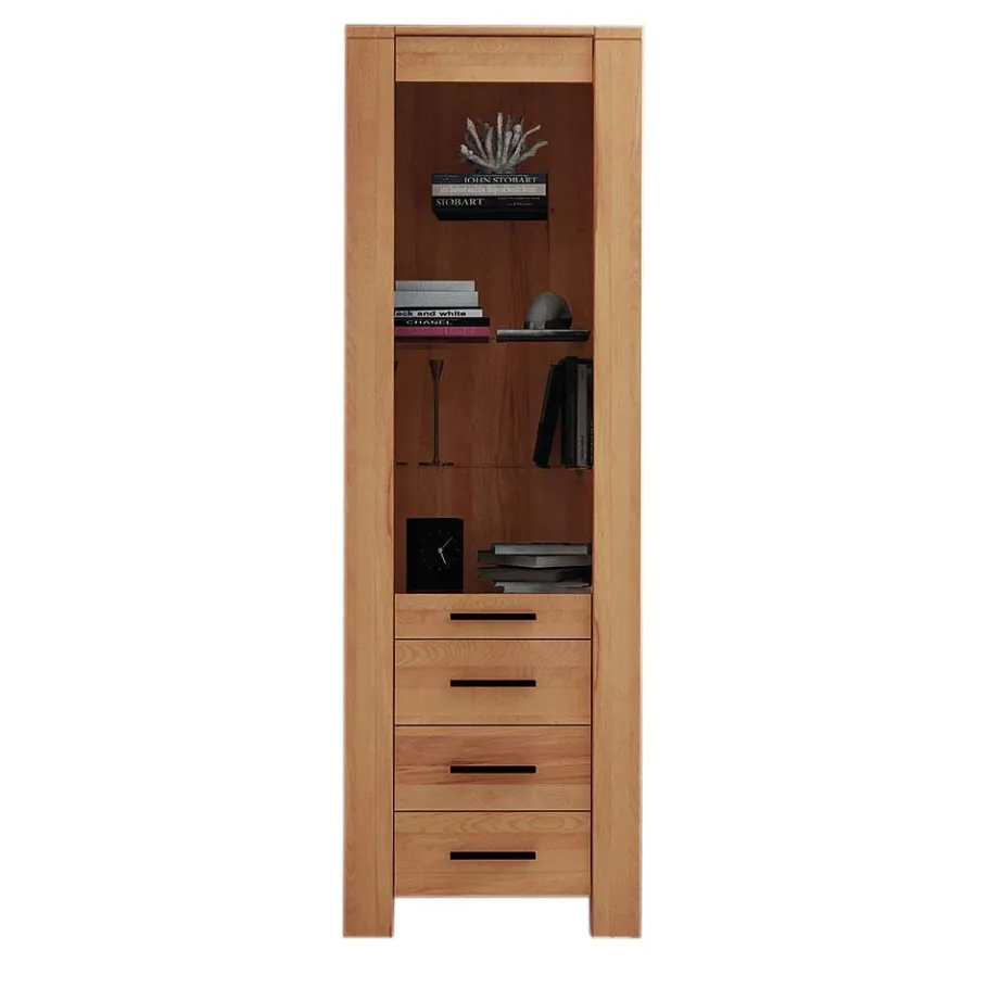 Online Wohnen Vitrine Mosniak aus Kernbuche Massivholz