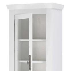 Best Wohnen Vitrinenschrank in Holzoptik Pinie weiß - Liancos