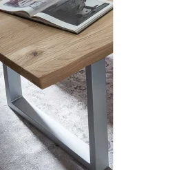 Outlet Wohnen Waldkanten Esstisch aus Wildeiche massiv - Clasina