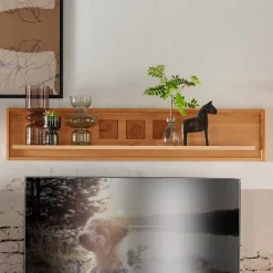 Online Wohnen Wandboard aus geöltem Kernbuche Massivholz - Sarosca