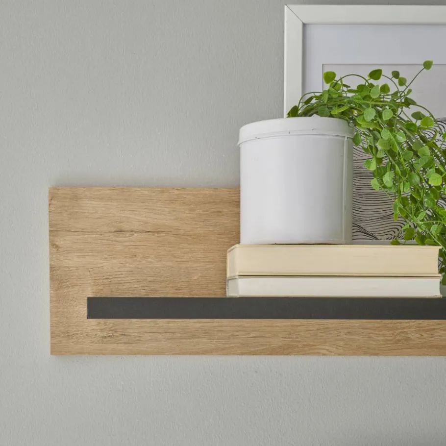 Best Wohnen Wandboard in Eiche Gold Holzoptik - Hengas