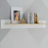 Clearance Wohnen Wandboard in Weiß und Eiche - Ginko