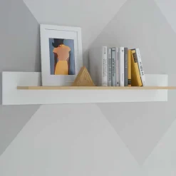 Clearance Wohnen Wandboard in Weiß und Eiche - Ginko
