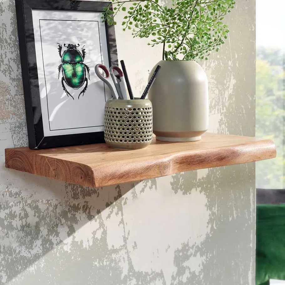 Online Wohnen Wandboard mit Naturkante in 6 Breiten - Elmin