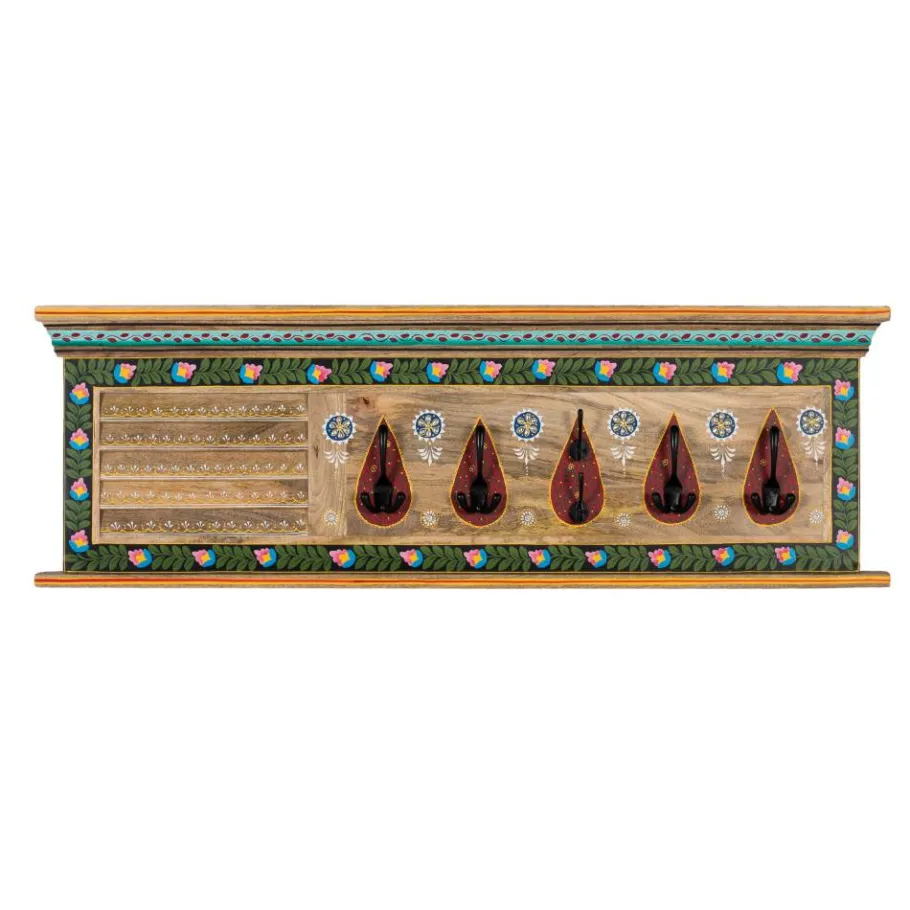 Best Wohnen Wandgarderobe handbemalt - Vareza