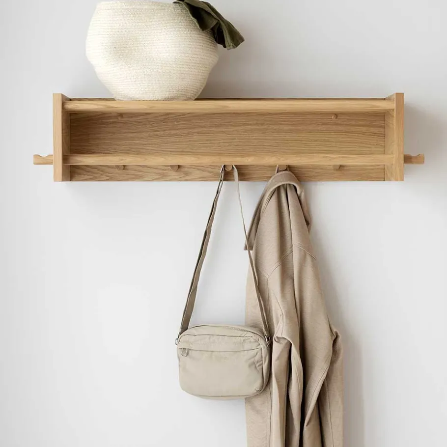 Discount Wohnen Wandgarderobe im modernen Scandi Chic - Pastranac