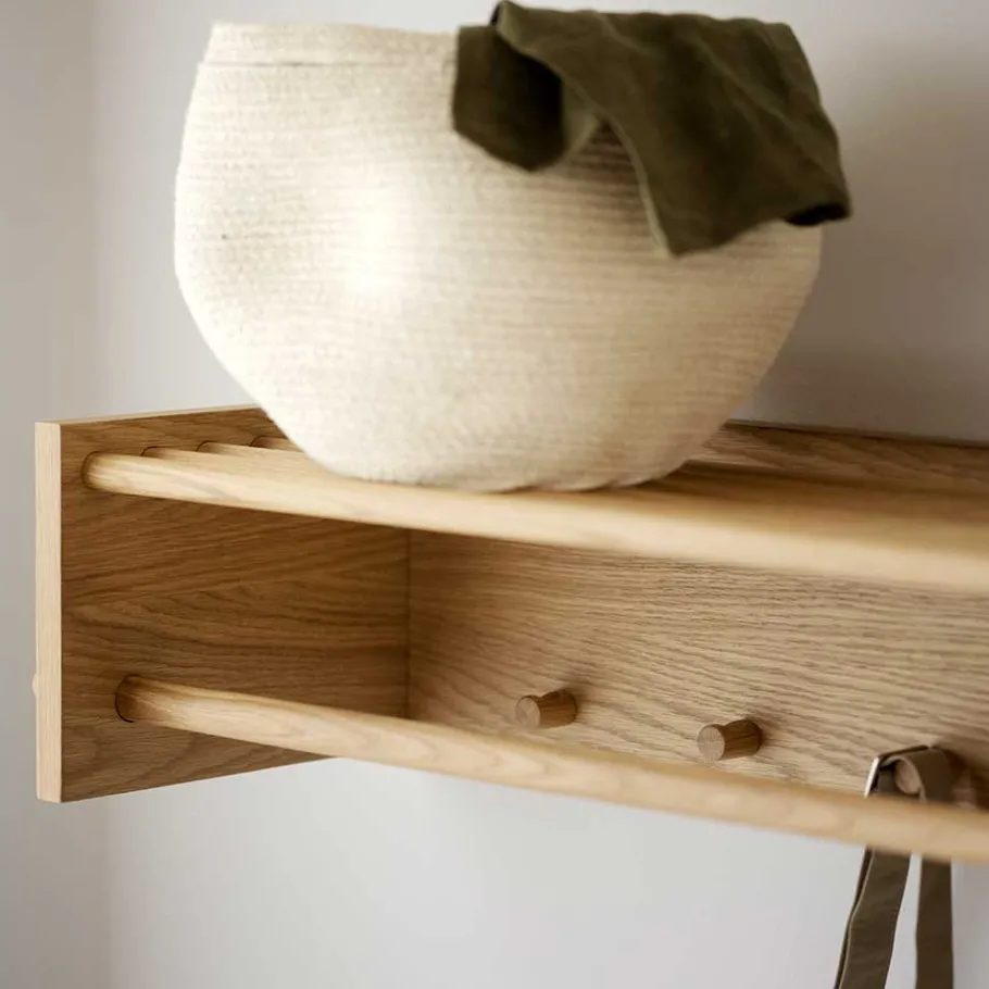 Discount Wohnen Wandgarderobe im modernen Scandi Chic - Pastranac