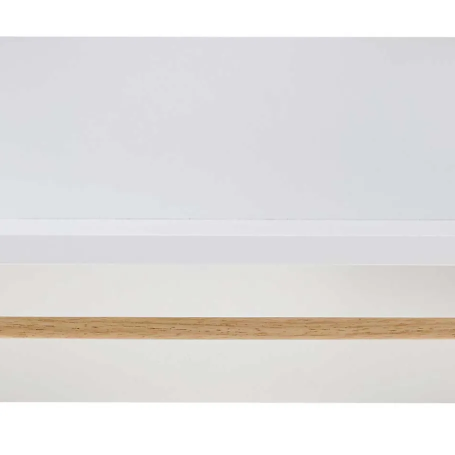 Wohnen Wandgarderobe mit Ablageboden & Holzstange - Catia