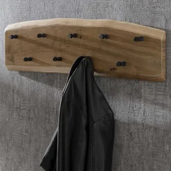 Outlet Wohnen Wandgarderobe mit neun Kleiderhaken - Varabera