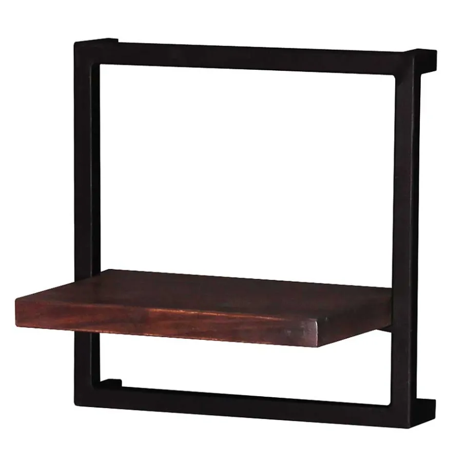Clearance Wohnen Wandhängeregal aus Recyclingholz Teak - Solapura