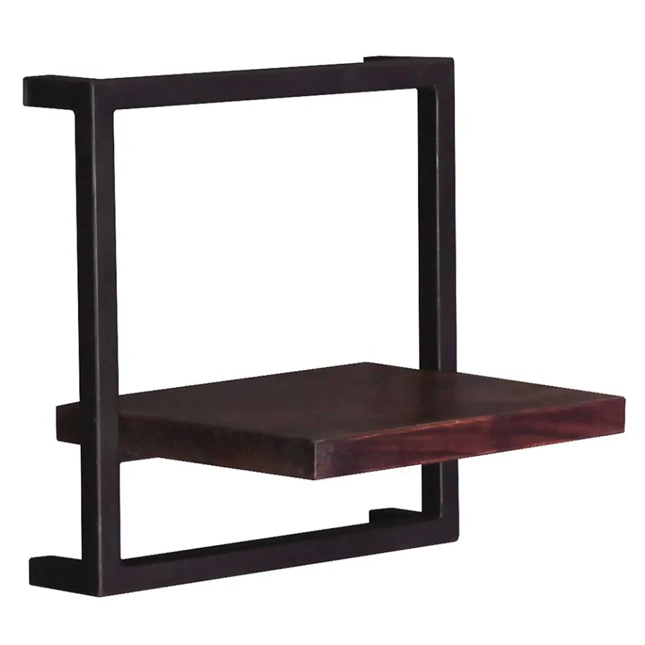Clearance Wohnen Wandhängeregal aus Recyclingholz Teak - Solapura