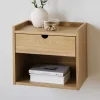 Wohnen Wandkonsole mit Schublade und Fach - Pastranac