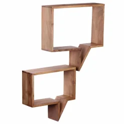 Discount Wohnen Wandregale im Set Vislan im Sprechblasen Design (zweiteilig)