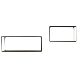 Hot Wohnen Wandregale ohne Rückwand Set - Krona (zweiteilig)