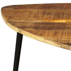 Wohnen Wankelform Couchtisch 80x47x80 cm - Evradon