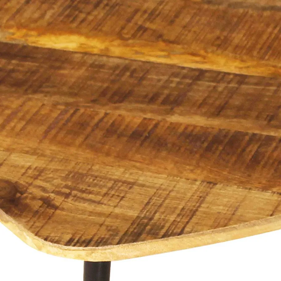 Wohnen Wankelform Couchtisch 80x47x80 cm - Evradon