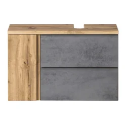 Hot Wohnen Waschbeckenschrank mit Tür & Klappe & Schublade - Mia