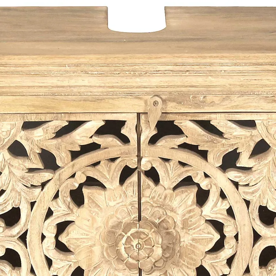 Outlet Wohnen Waschbecken-Unterschrank im Vintage Country Look - Runiasa