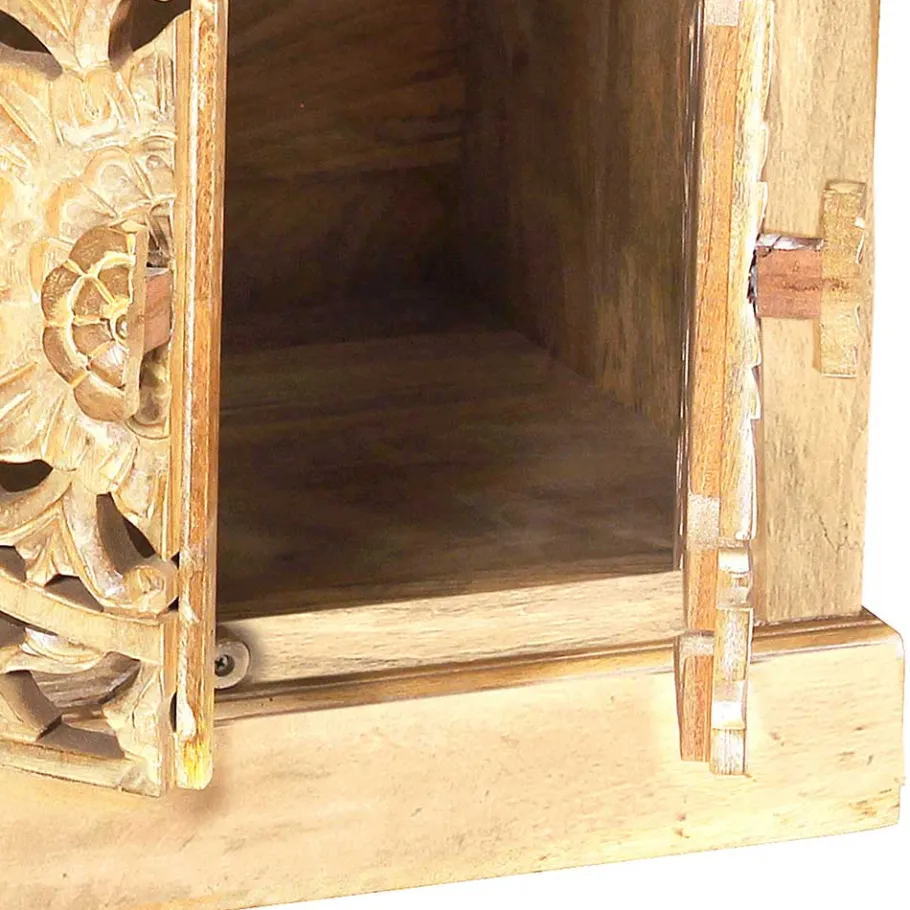 Outlet Wohnen Waschbecken-Unterschrank im Vintage Country Look - Runiasa
