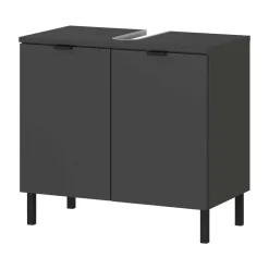 Discount Wohnen Waschbecken-Unterschrank in Dunkelgrau - Quado
