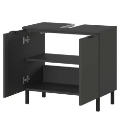 Discount Wohnen Waschbecken-Unterschrank in Dunkelgrau - Quado