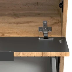 Best Wohnen Waschkonsole & Midischrank & LED Spiegel - Crystoga (dreiteilig)