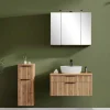 Clearance Wohnen Waschkonsole & Spiegelschrank & Unterschrank - Crystoga II (dreiteilig)