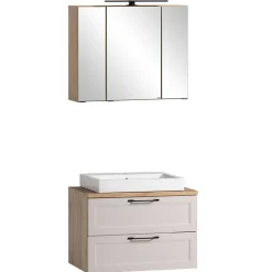 Sale Wohnen Waschkonsole und Spiegelschrank Set - Trioto (zweiteilig)