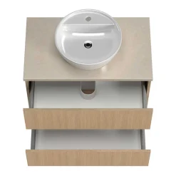New Wohnen Waschkonsole und Spiegelschrank Set - Vibulam (zweiteilig)